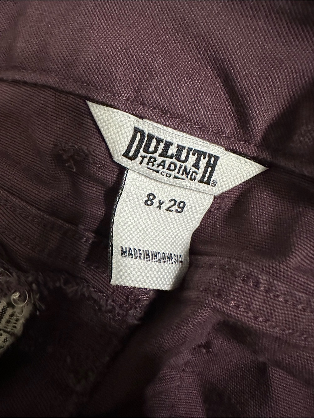 Duluth Trading Co Women's Plum Cargo Pants - Multi-Pocket Utility - Picture 3 of 3